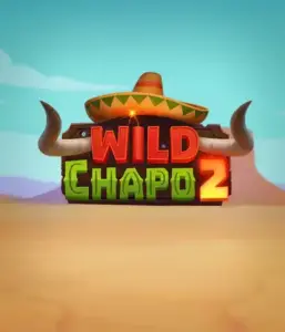 Step into the colorful Mexican desert with Wild Chapo 2 slot by Relax Gaming, showcasing a whimsical bull wearing a sombrero against a serene desert backdrop. This graphic conveys the fun and adventure of the game, great for fans of animated adventure slots, delivering a captivating gaming experience.