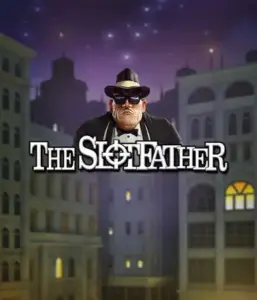 Enter the shadowy realm of The Slotfather game by Betsoft, featuring a powerful mafia boss standing against a nocturnal cityscape. This graphic conveys the intense atmosphere of the mob life, with the boss dressed in a sharp black suit and fedora. Great for lovers of gangster-themed games, offering a thrilling gaming experience. 