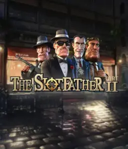 Enter the underworld world of The Slotfather Part II game by Betsoft, showcasing four iconic mafia characters set against a moody urban backdrop. This image portrays the intense atmosphere of the mafia underworld with its striking character design and evocative setting. Great for players attracted to mafia stories, delivering a gripping gaming experience. 