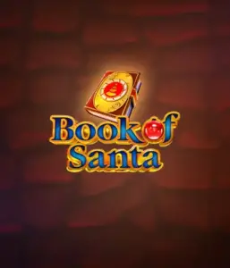 Experience the holiday spirit with Book of Santa slot by Endorphina, showcasing an elegant golden book decorated with Santa's iconic symbol. This graphic conveys the magic and mystery of Christmas, set against a cozy red background. Perfect for those who love Christmas-themed slots, delivering a delightful adventure. 